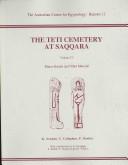 Cover of: The Teti Cemetery at Saqqara: Minor Burials and Other Materials (The Australian Centre for Egyptology Reports)