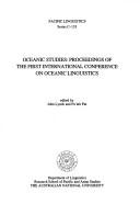 Oceanic studies by International Conference on Oceanic Linguistics (1st Port Vila, Vanuatu 1993)