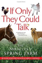If only they could talk by Bonnie Jones Reynolds