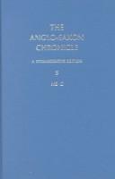 Cover of: Anglo-Saxon Chronicle 5: MS C (Anglo-Saxon Chronicle)