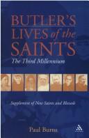 Cover of: Butler's Saints of the Third Millennium by Paul Burns