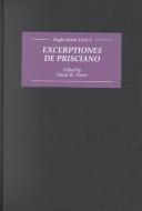Cover of: Excerptiones de Prisciano: The Source for Ælfric's Latin-Old English Grammar (Anglo-Saxon Texts)