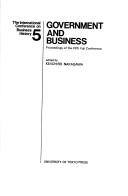 Cover of: Government and Business | Keiichiro Nakagawa
