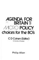 Cover of: Agenda for Britain 1 by C. D. Cohen