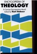 Cover of: Encyclopedia of Theology by Karl Rahner