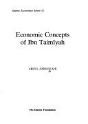 Cover of: Economic concepts of Ibn Taimīyah