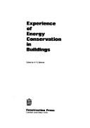 Cover of: Experience of Energy Conservation in Buildings