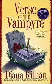 Cover of: Verse of the vampyre by Diana Killian, Diana Killian