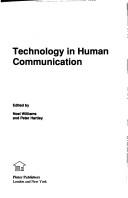 Cover of: Technology in Human Communication