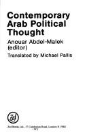 Cover of: Contemporary Arab Political Thought by Anouar Abdel-Malek