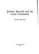 Cover of: Probate Records