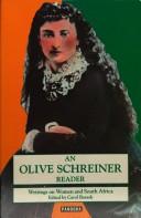 An Olive Schreiner Reader by Carol Barash