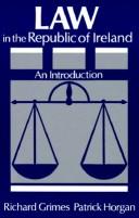 Cover of: Introduction to law in the Republic of Ireland: its history, principles, administration & substance ; with supplement, 1988