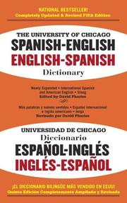 Cover of: The University of Chicago Spanish-English Dictionary, Fifth Edition