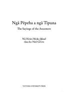 Cover of: Nga pepeha a nga tipuna = by Sidney M. Mead