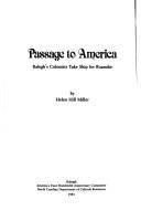 Cover of: Passage to America by Helen Hill Miller