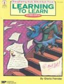 Cover of: Learning to Learn by Gloria Frender