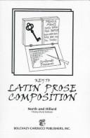 Cover of: Key to Latin Prose Composition