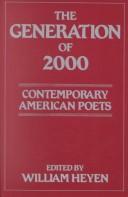 Cover of: Generation of 2000: Contemporary American Poets (Ontario Review Press poetry series)
