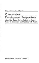 Cover of: Comparative development perspectives: essays in honor of Lloyd G. Reynolds
