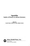 Cover of: Ngambika: studies of women in African literature