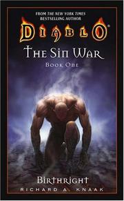 Cover of: The Diablo: The Sin War #1: Birthright: Birthright (Diablo)