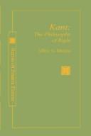 Cover of: Kant: the philosophy of right