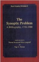 Cover of: The synoptic problem: a bibliography, 1716-1988