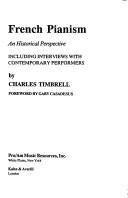 Cover of: French Pianism an Historical Perspective | Charles Timbrell