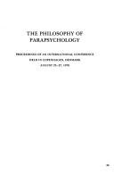Cover of: The Philosophy of Parapsychology | Betty Shapin