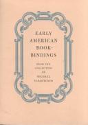 Cover of: Early American bookbindings from the collection of Michael Papantonio.