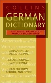 Cover of: Collins German Dictionary (Collins Gem)