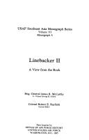 Cover of: Linebacker II by James R. McCarthy