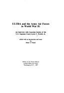 Ultra and the Army Airforces in World War II by Lewis F. Powell