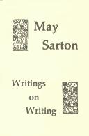 Cover of: Writings on Writing by May Sarton