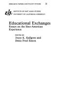 Cover of: Educational exchanges | 