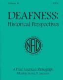 Cover of: Deafness: Historical Perspectives