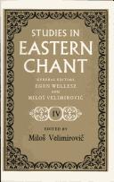 Cover of: Studies in Eastern Chant