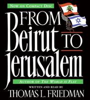 From Beirut to Jerusalem CD by Thomas L. Friedman