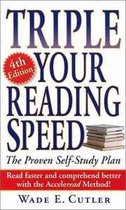 Cover of: Triple Your Reading Speed