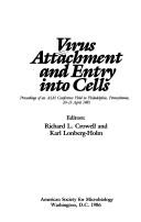 Cover of: Virus Attachment and Entry into Cells: Proceedings