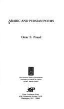 Arabic and Persian Poems in English by Omar S. Pound