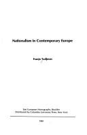 Cover of: Tudjman: Nationalism in Contemporary Europe (Cloth) (East European monographs)