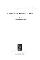 Cover of: Poems by Thomas Francis Parkinson, Thomas Francis Parkinson