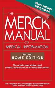 Cover of: The Merck Manual of Medical Information: Second Home Edition (Merck Manual of Medical Information, Home Ed.)