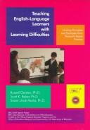 Cover of: Teaching English-Language Learners With Learning Difficulties by Russell Monroe Gersten, Russell Gersten, Scott K. Baker, Susan Unok Marks, Eric, Russell Gersten, Scott K. Baker, Susan Unok Marks, Eric