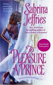 Cover of: To Pleasure a Prince (Royal Brotherhood, Book 2)