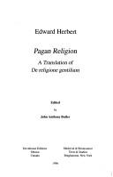 Cover of: Pagan religion: a translation of De religione gentilium