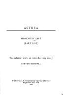 Cover of: Astrea. by Honoré d' Urfé, Honoré d' Urfé