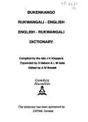 Bukenkango Rukwangali-English = by J. K. Kloppers